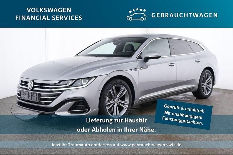 Silber Gebraucht 2022 VW Arteon R-line Limousine | 31.699 € (Superpreis) - Bild 1/4