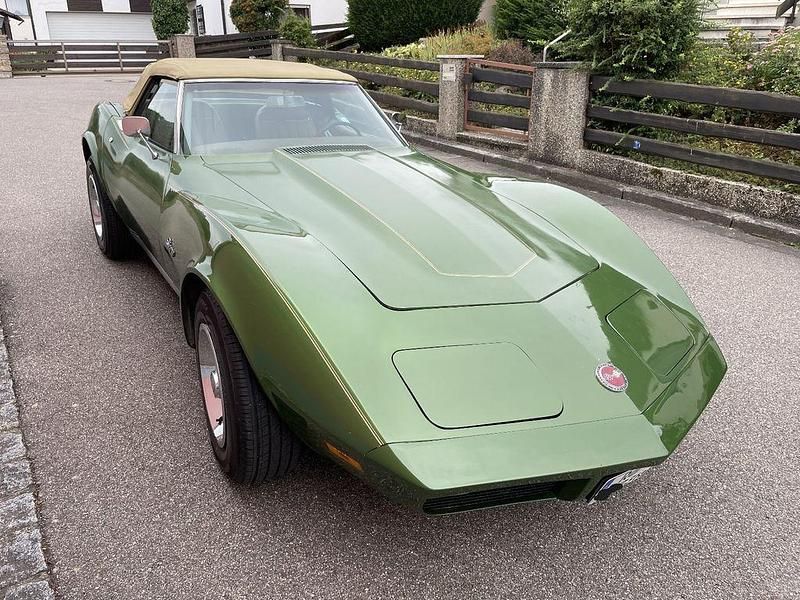 Grün Gebraucht 1973 Corvette C3 Cabrio | 28.000 € - Bild 1/4