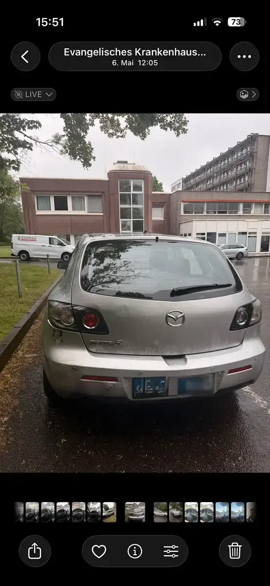 Gebraucht Mazda 3 143 PS (105 kW) 2007 Silber Limousine