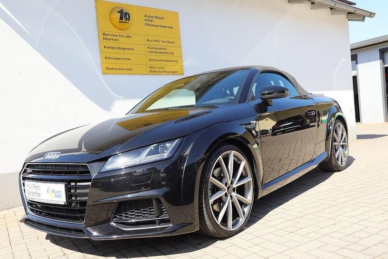 Schwarz Gebraucht 2018 Audi TT Roadster S-Line Cabrio | 32.950 € (Fairer Preis) - Bild 1/4