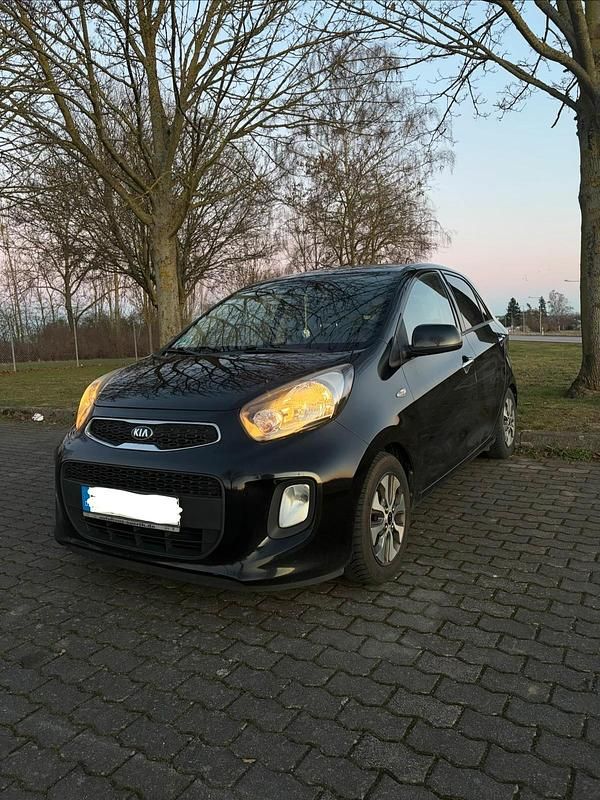 Gebraucht Kia Picanto 67 PS (49 kW) 2016 Schwarz Kleinwagen