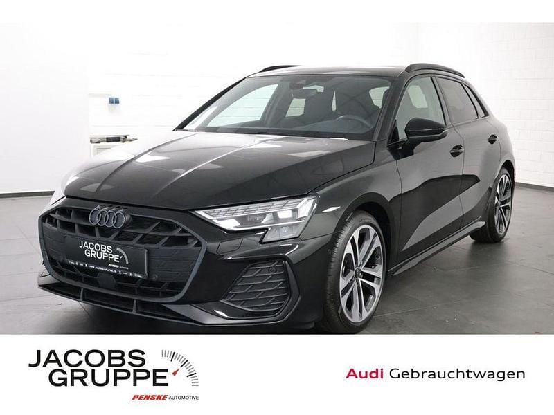 Mythosschwarz Gebraucht 2024 Audi A3 S-Line Limousine | 33.960 € (Guter Preis) - Bild 1/4