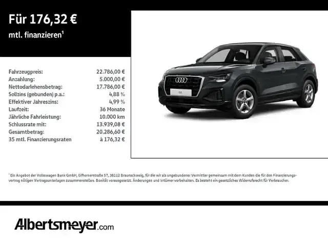 Gebraucht Audi Q2 Comfort 150 PS (110 kW) 2023 Grau SUV