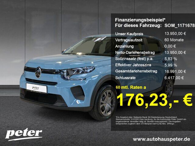 Montecarloblau Gebraucht 2024 Citroën C3 PureTech Kleinwagen | 13.950 € (Superpreis) - Bild 1/4