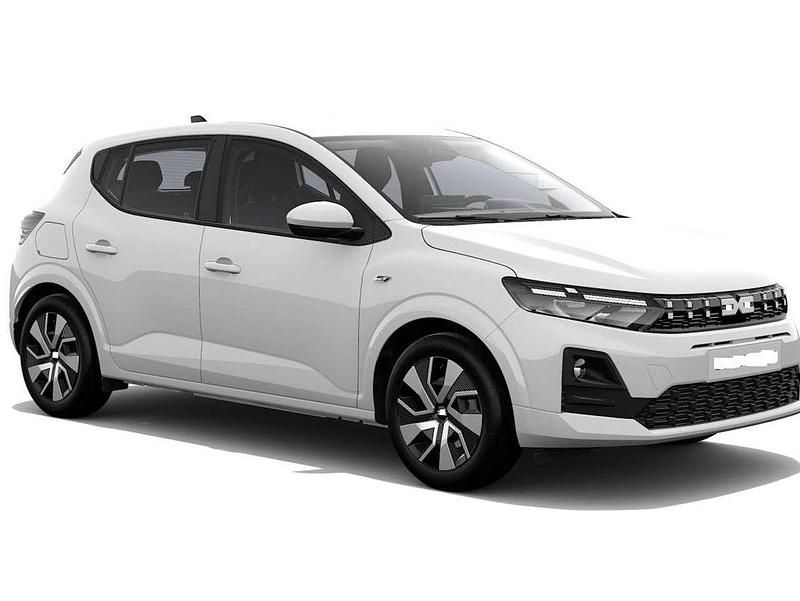 Neu Dacia Sandero Expression 101 PS (74 kW) 2025 Arctisweiss; metallic zzgl. Limousine
