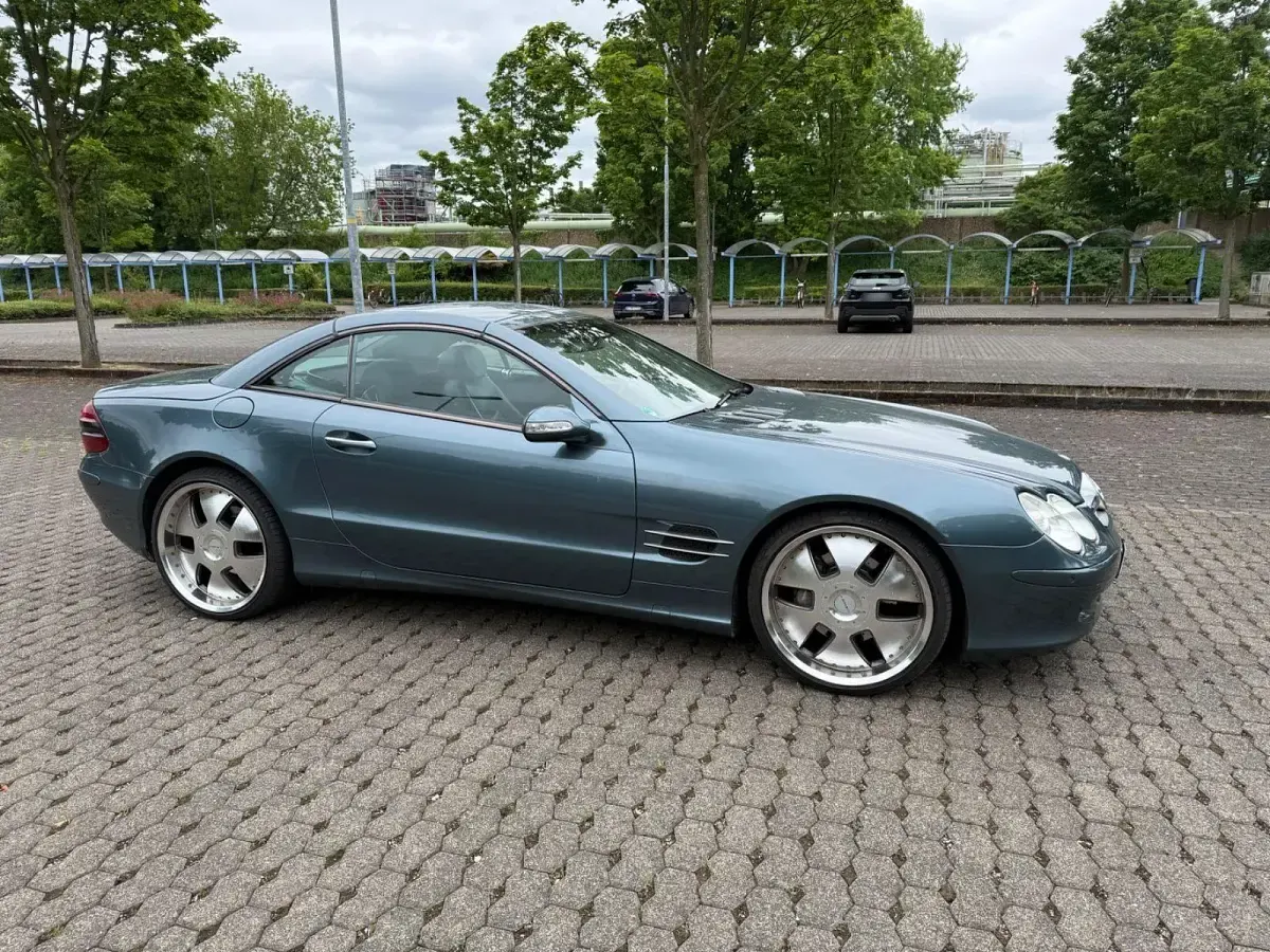 Gebraucht Mercedes SL500 306 PS (225 kW) 2002 Blau Cabrio
