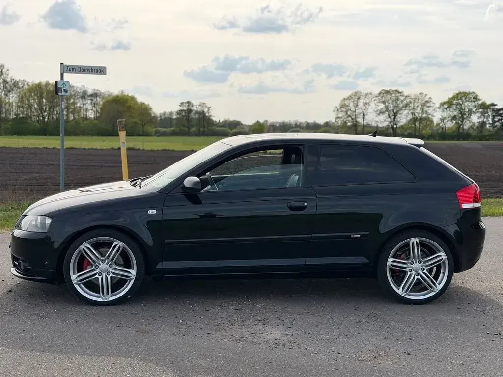Brugt Audi A3 S-Line 170 HK (125 kW) 2007 Sort Hatchback