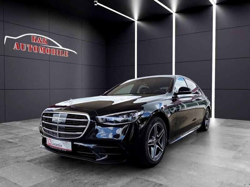 Onyxschwarz (metallic) Gebraucht 2022 Mercedes S400 Limousine | 76.998 € (Guter Preis) - Bild 1/4