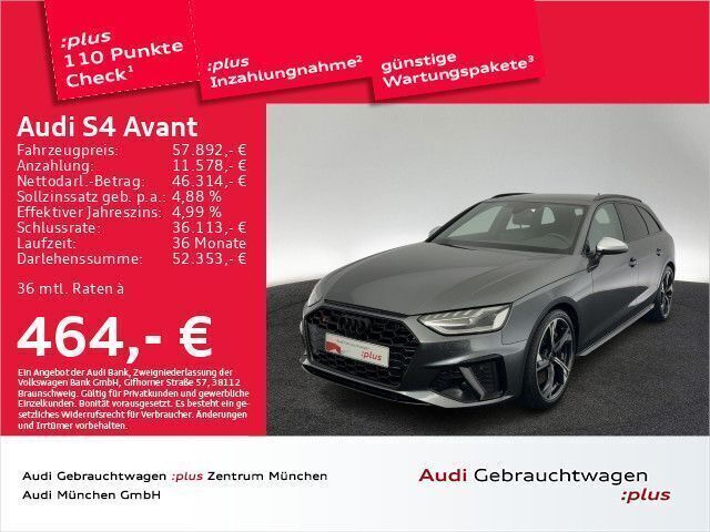 Daytonagrau perleffekt Gebraucht 2023 Audi S4 Sport Kombi | 57.483 € (Teuer) - Bild 1/2