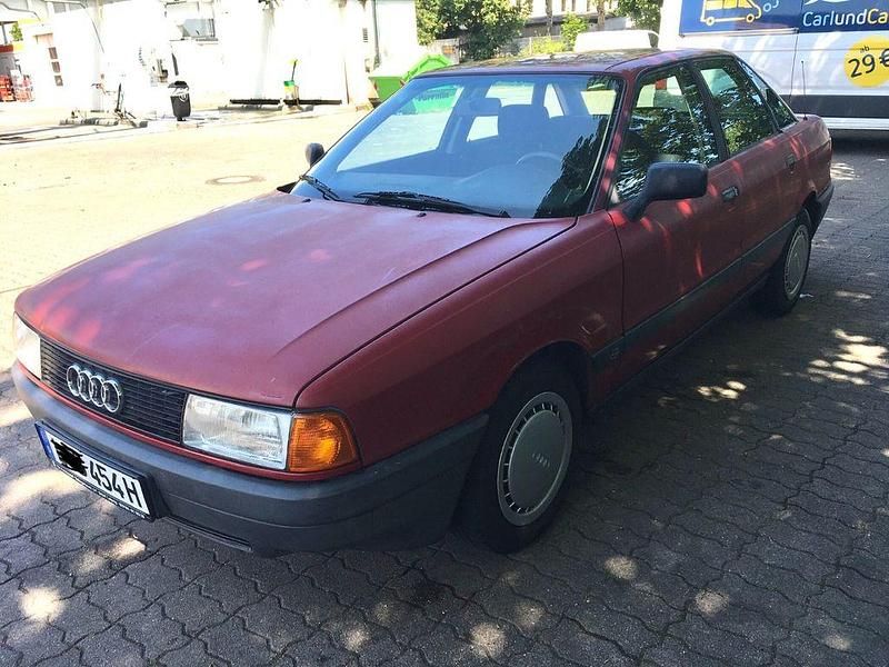 Occasion Audi 80 75 ch (55 kW) 1990 Rouge Berline