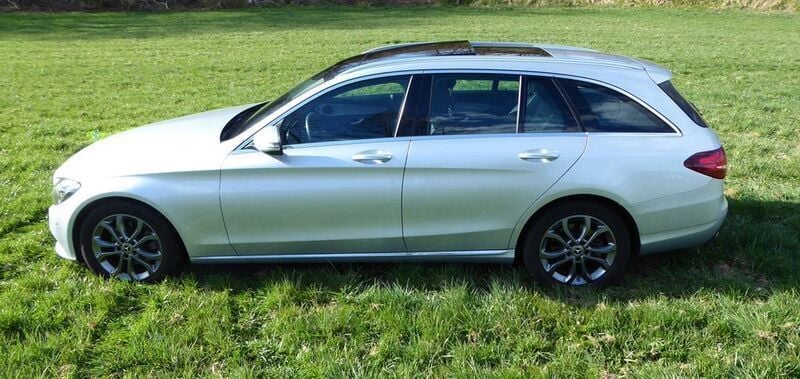 Silber Gebraucht 2018 Mercedes C220 Avantgarde Kombi | 13.900 € (Guter Preis) - Bild 1/4