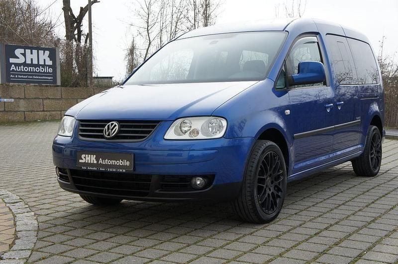 Gebraucht VW Caddy Maxi Team 105 PS (77 kW) 2010 Blau Van / Kleinbus