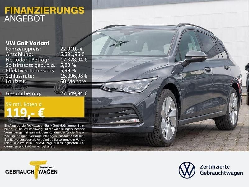 Gebraucht VW Golf VIII Style 150 PS (110 kW) 2024 Grau Kombi