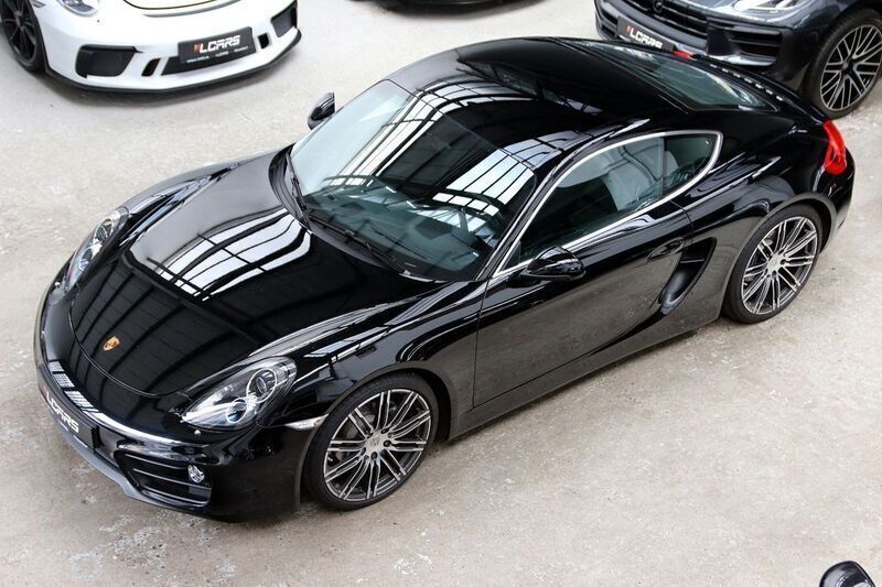 Schwarz Gebraucht 2016 Porsche Cayman Black Edition Coupé | 42.990 € - Bild 1/4
