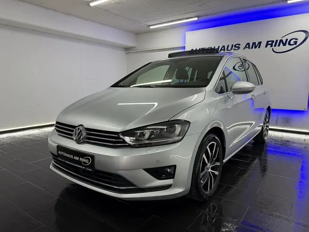Gebraucht VW Golf Sportsvan Highline 125 PS (91 kW) 2014 Silber Van / Kleinbus