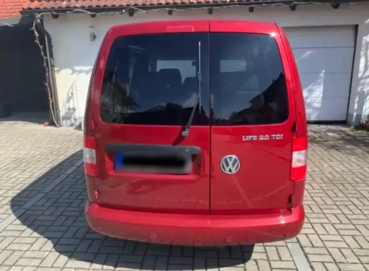 Gebraucht VW Caddy Life 140 PS (102 kW) 2009 Rot Van / Kleinbus