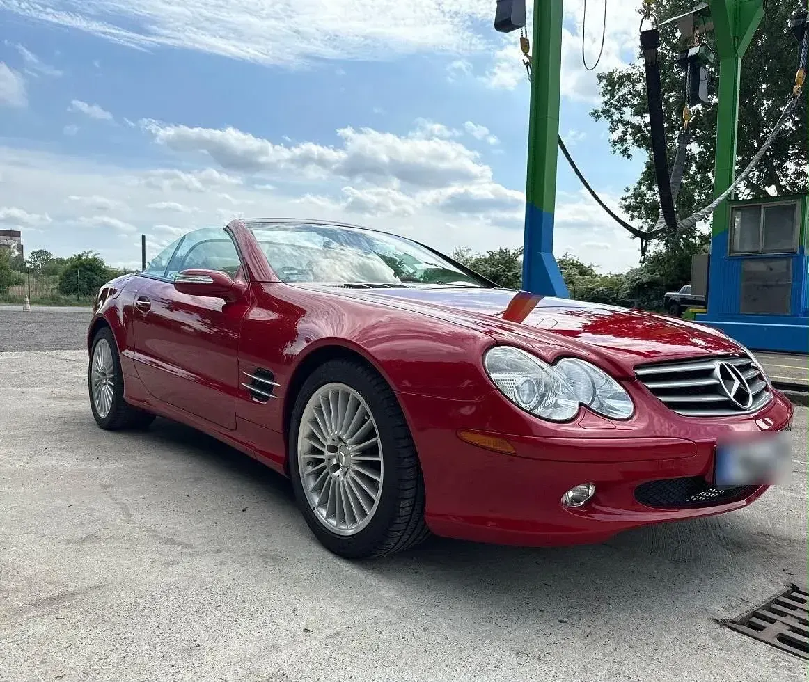 Gebraucht Mercedes SL500 306 PS (225 kW) 2006 Rot Cabrio