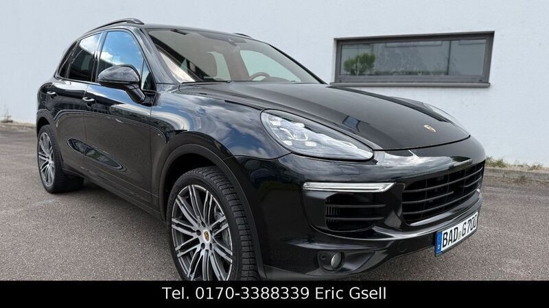Schwarz Gebraucht 2016 Porsche Cayenne S Sport SUV | 31.800 € (Teuer) - Bild 1/4