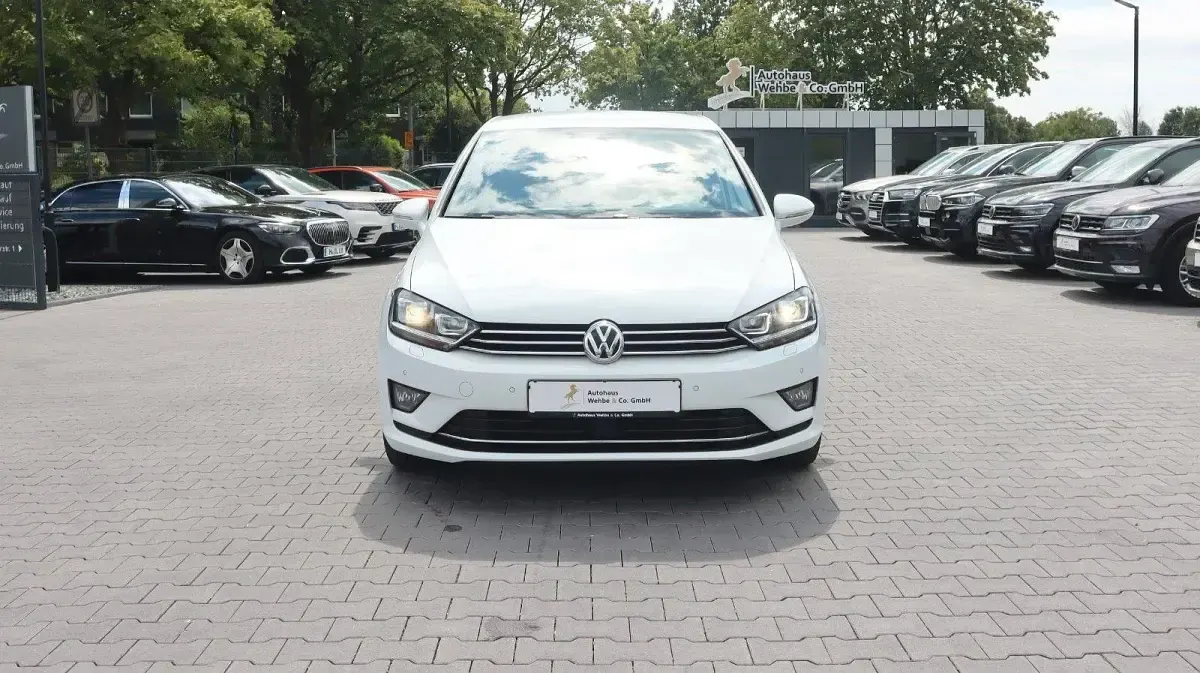 Gebraucht VW Golf Sportsvan Highline 125 PS (91 kW) 2015 Weiß Van / Kleinbus