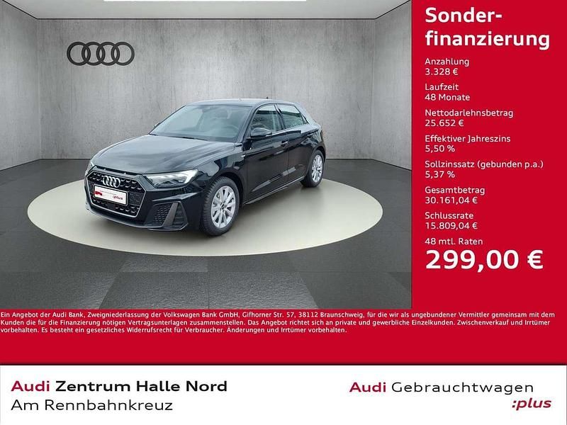 Schwarz Gebraucht 2025 Audi A1 Sportback S-Line Kleinwagen | 28.980 € (Fairer Preis) - Bild 1/4