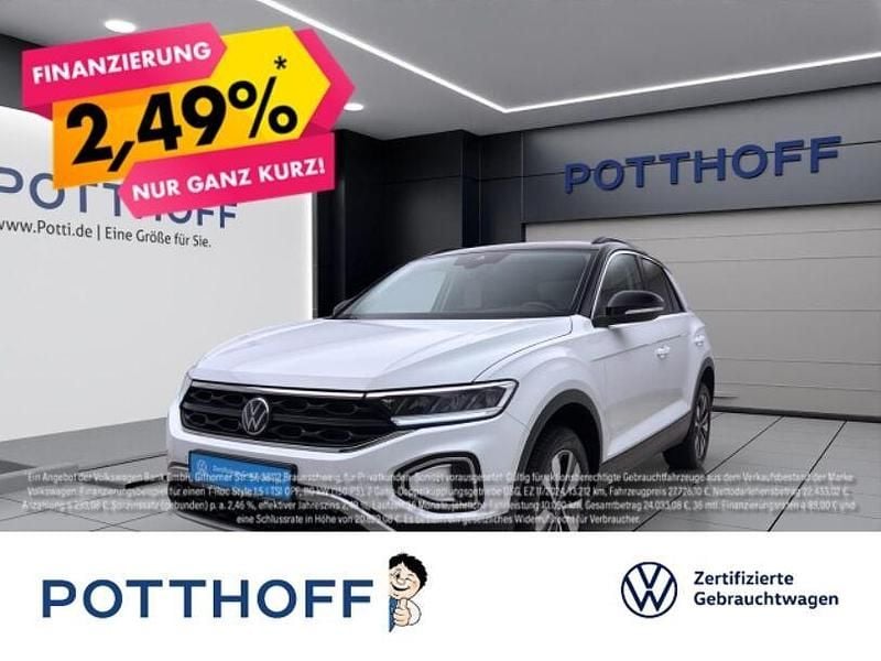 Weiss Gebraucht 2024 VW T-Roc Goal SUV | 31.221 € (Superpreis) - Bild 1/3