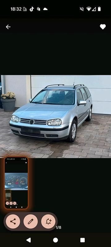 Gebraucht VW Golf IV 105 PS (77 kW) 2003 Silber Kombi