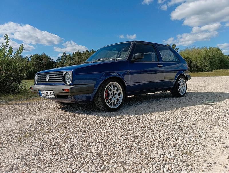 Blau Gebraucht 1991 VW Golf II Kleinwagen | 8.500 € - Bild 1/4
