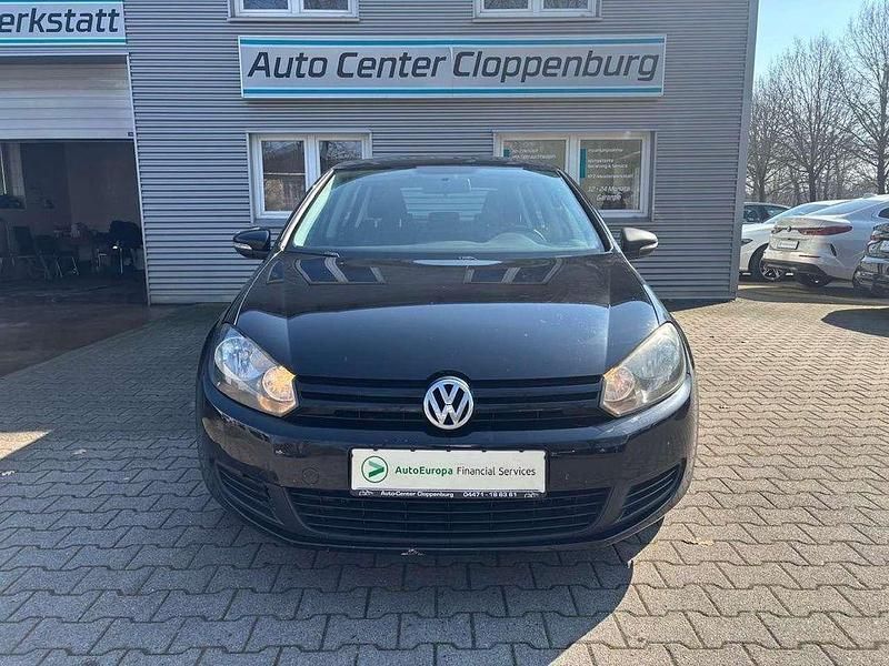 Gebraucht VW Golf VI Trendline 105 PS (77 kW) 2009 Schwarz Kleinwagen