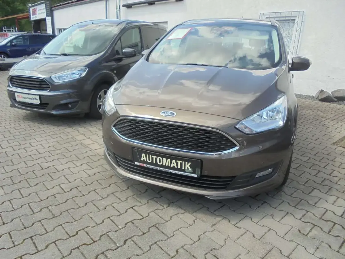 Gebraucht Ford Grand C-Max 150 PS (110 kW) 2018 Toffeebraun metallic Van / Kleinbus