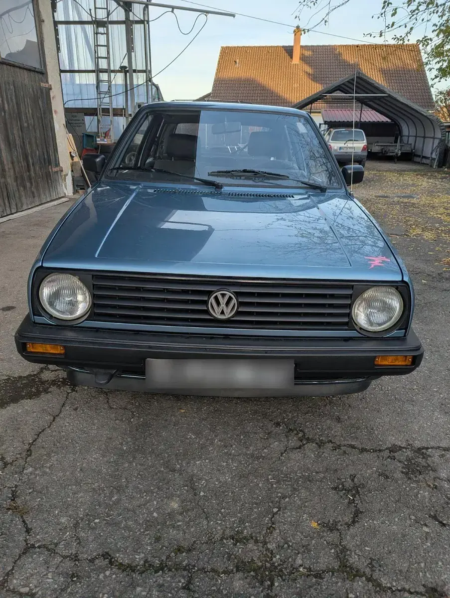 Brugt VW Golf III 69 HK (50 kW) 1991 Blå Hatchback