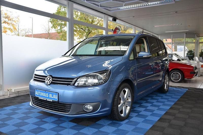 Gebraucht VW Touran Highline 170 PS (125 kW) 2012 Blau Van / Kleinbus