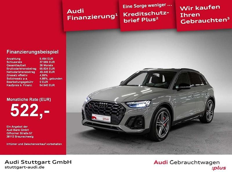 Grau Gebraucht 2022 Audi SQ5 Sport SUV | 54.940 € (Etwas zu teuer) - Bild 1/2