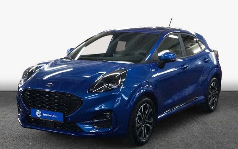 Desert island blue metallic Gebraucht 2024 Ford Puma ST-Line SUV | 24.426 € (Superpreis) - Bild 1/4