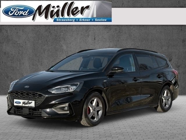 Obsidianschwarz metallic Gebraucht 2020 Ford Focus ST-Line Kombi | 20.700 € (Teuer) - Bild 1/4