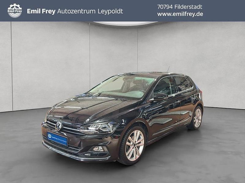 Deep black perleffekt Gebraucht 2021 VW Polo Highline Limousine | 16.890 € (Fairer Preis) - Bild 1/4