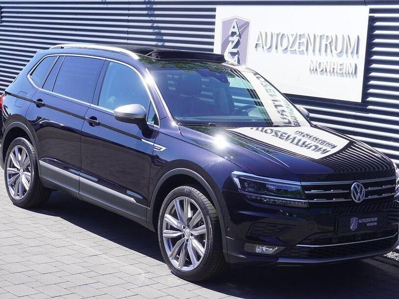 Gebraucht VW Tiguan Allspace Highline 239 PS (175 kW) 2017 Deep black perleffekt SUV