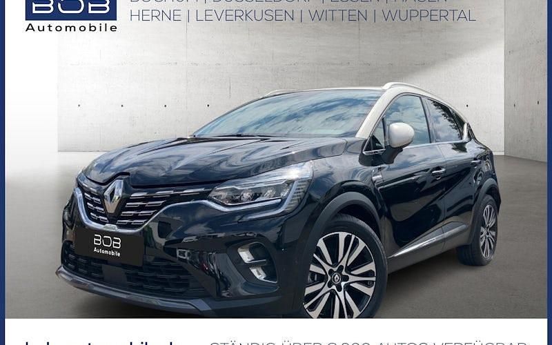Zweifarbig: blackpe (schwarz) Gebraucht 2021 Renault Captur Initiale Paris SUV | 21.777 € (Etwas zu teuer) - Bild 1/4