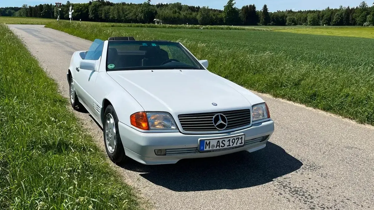 Gebraucht Mercedes SL300 190 PS (139 kW) 1992 Weiß Cabrio