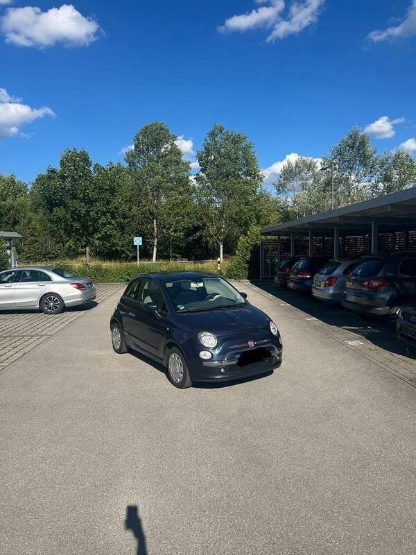 Blau Gebraucht 2008 Fiat 500 Lounge Kleinwagen | 2.900 € (Guter Preis) - Bild 1/3