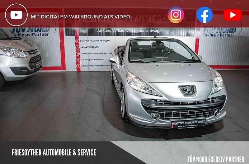 Silber Gebraucht 2008 Peugeot 207 CC Sport Cabrio | 3.990 € (Teuer) - Bild 1/4