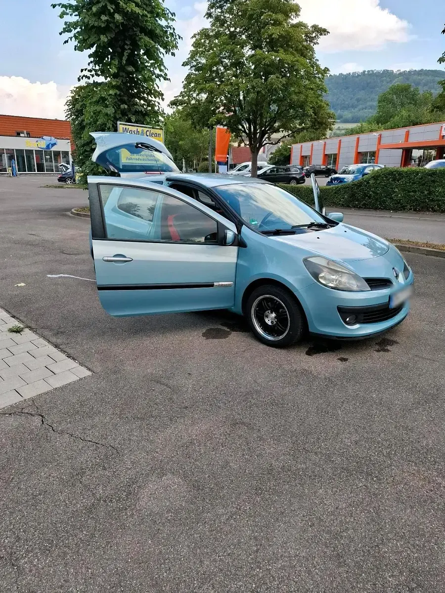 Gebraucht Renault Clio III 2007 Blau Kleinwagen