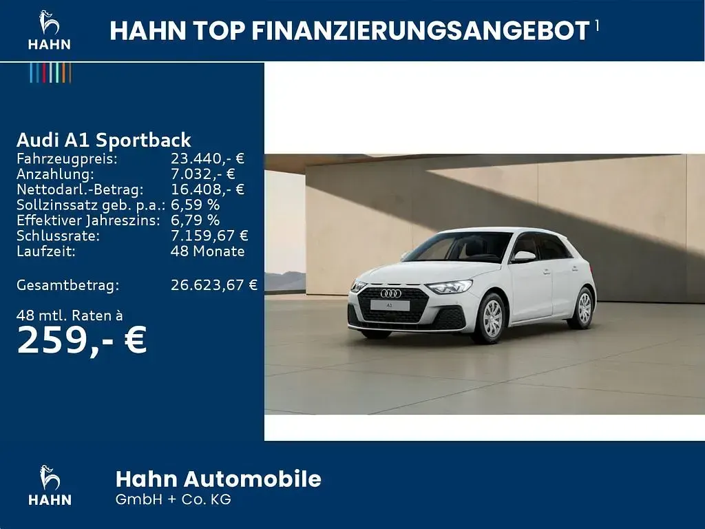 Neu Audi A1 Sportback 95 PS (69 kW) 2026 Weiß Kleinwagen
