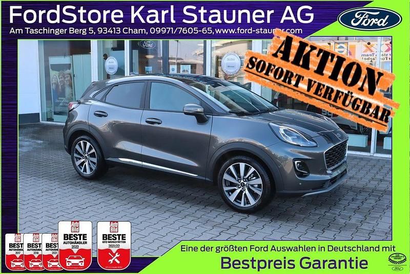 Grau Gebraucht 2024 Ford Puma Titanium X SUV | 21.980 € (Superpreis) - Bild 1/4