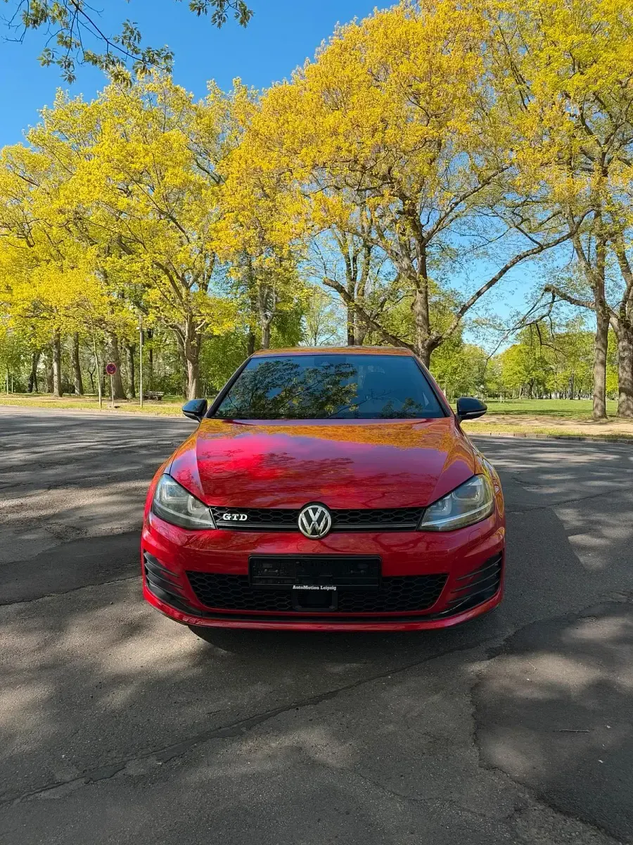 Gebraucht VW Golf VII GTD 184 PS (135 kW) 2015 Rot Kleinwagen