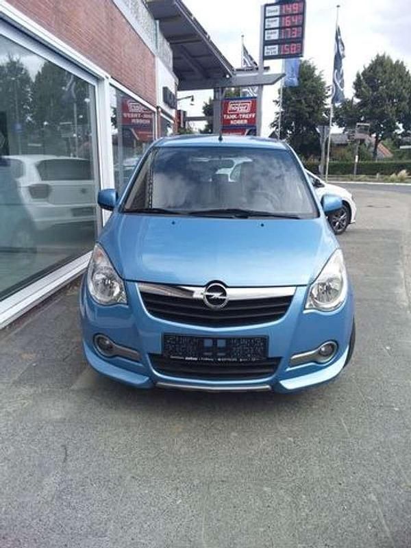 Gebraucht Opel Agila Edition 86 PS (63 kW) 2008 Marokko blau Kleinwagen