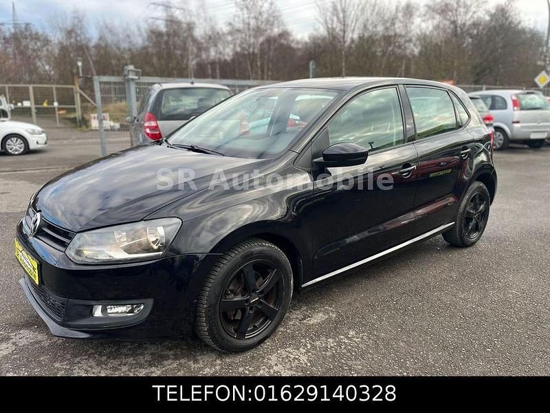 Gebraucht VW Polo Comfortline 69 PS (50 kW) 2010 Schwarz Limousine