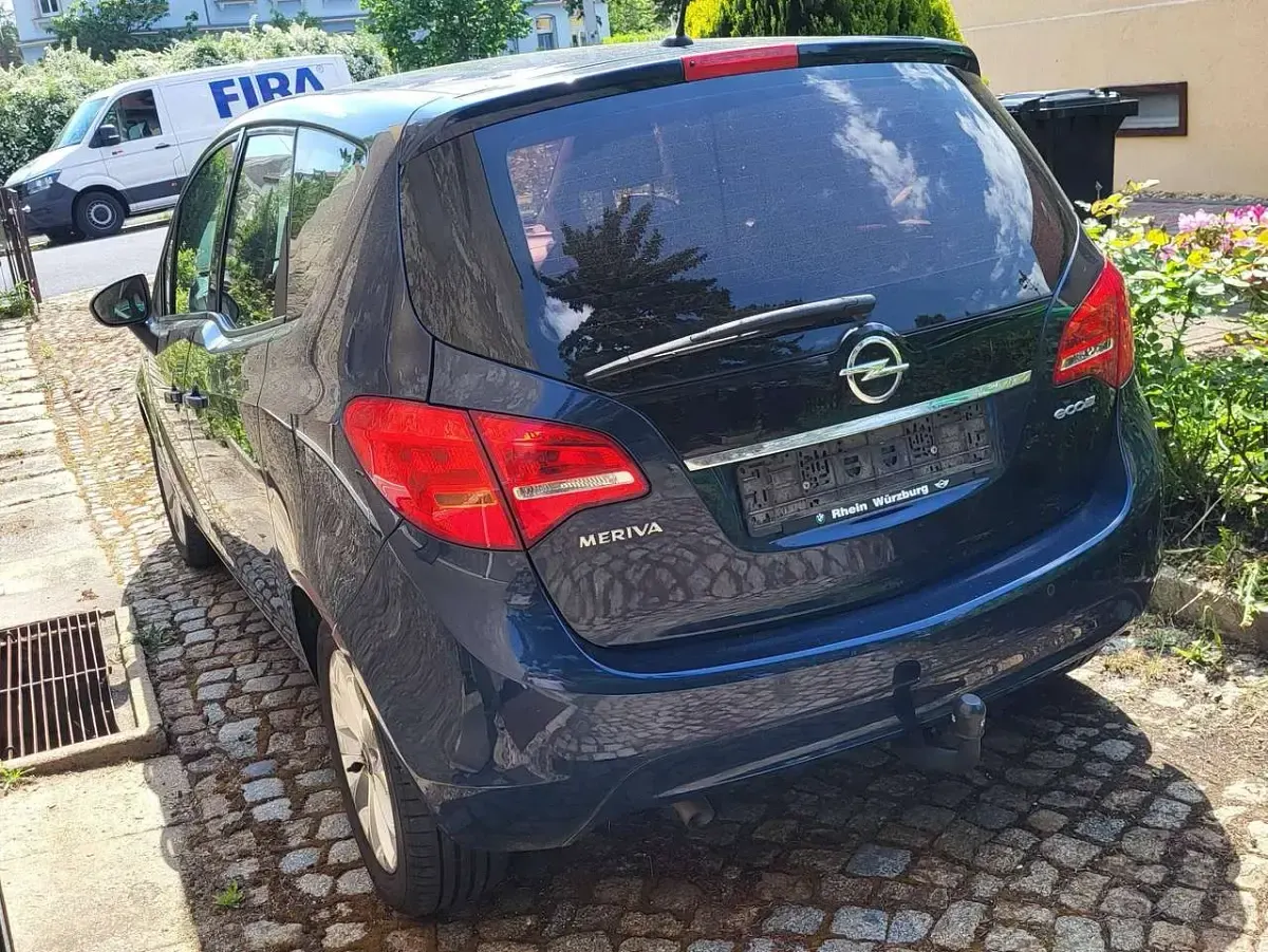 Używany Opel Meriva Active 110 KM (80 kW) 2013 Niebieski Minivan