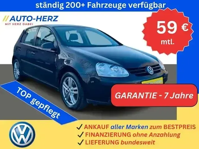 Gebraucht VW Golf VI 80 PS (58 kW) 2008 Schwarz Kleinwagen