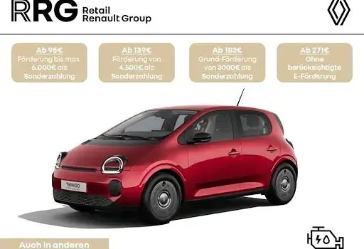 Neu Renault Twingo Evolution 60 kW (82 PS) 2026 Rot Kleinwagen