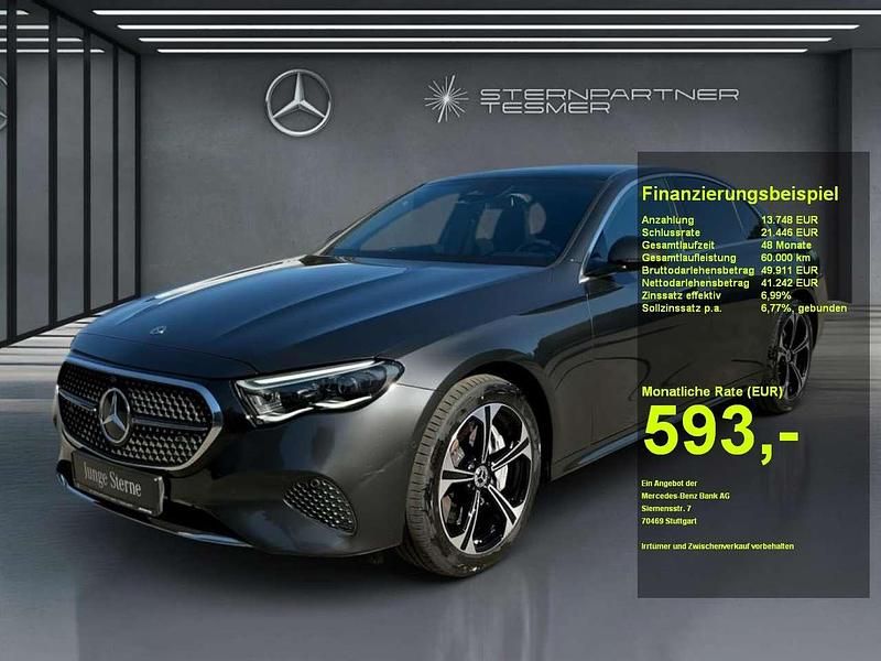Grau Gebraucht 2023 Mercedes E400 Limousine | 53.750 € (Fairer Preis) - Bild 1/3